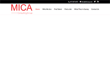 Tablet Screenshot of micacg.com